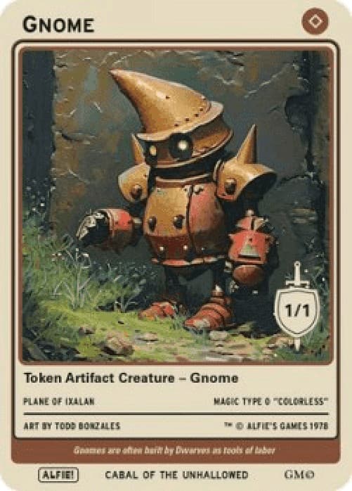 Magic: The Gathering Gnome Token