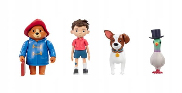 Rainbow Paddington figure set