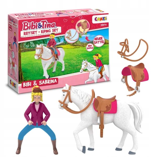 Bibi Sabrina Horse, Rider and Saddle Set
