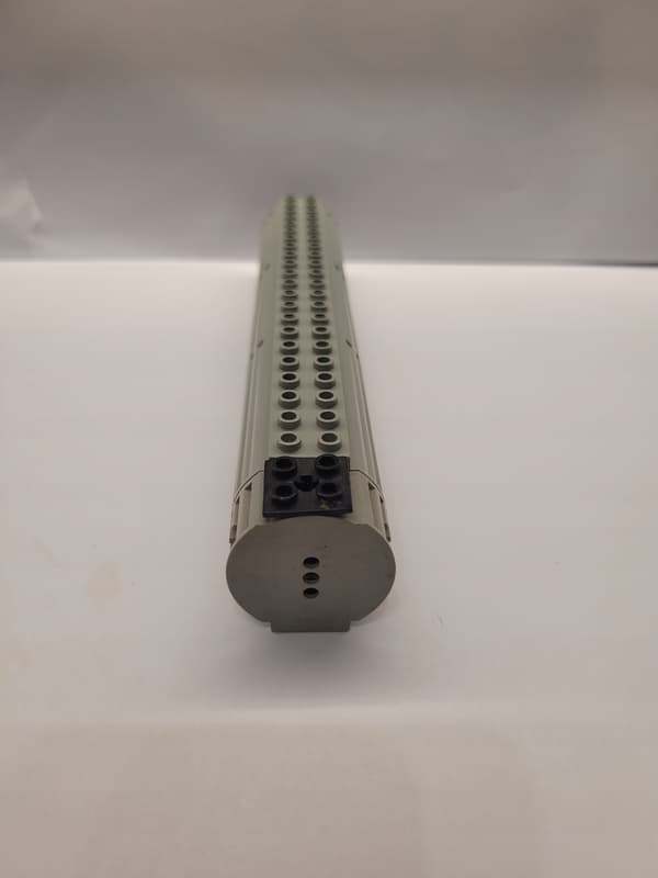 Lego 4350c01 train, battery compartment, switch, 4x22, old grey