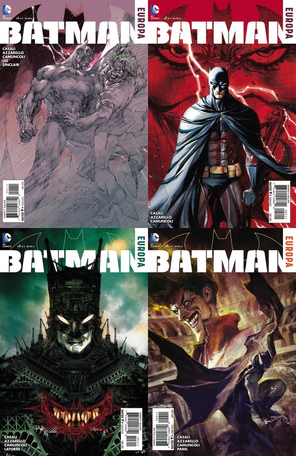 THE PERFECT SET: Batman Europa 1–4, 2016, DC Comics, ANG SC