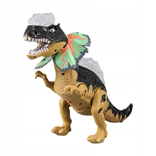 Electronic ABS walking dinosaur with walking motion Hand-eye coordination Brown