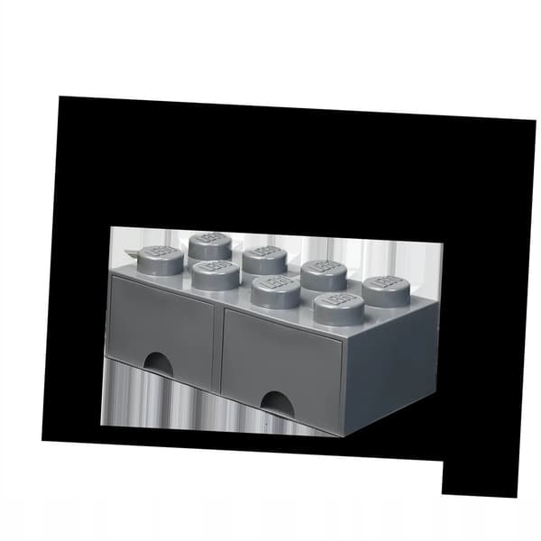 LEGO 2-Drawer Container for Bricks, 8, Dark Grey, 50cm, NHG