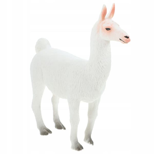 PLASTIC ALPACA FIGURINE – AN EDUCATIONAL MODEL AND DECORATION FOR CHILDREN