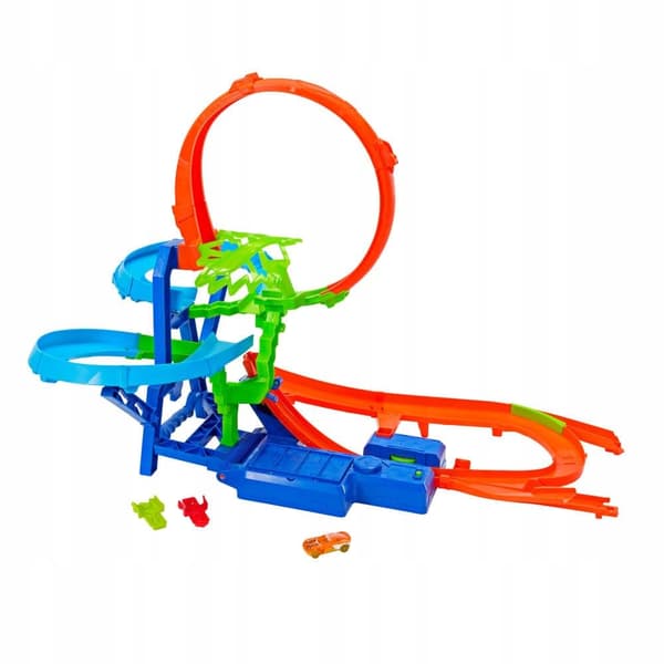 Hot Wheels Stunttrack Infinity Race Track with Accelerator, 1:64 scale