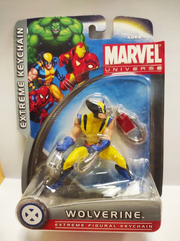 MARVEL SPIDER-MAN WOLVERINE KEYRING