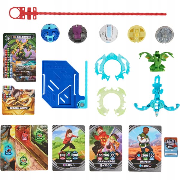 BAKUGAN 3.0 BATTLE PACK 5-PACK VENTRI DRAGONOID SMOKE TITANIUM BRUISER TROX