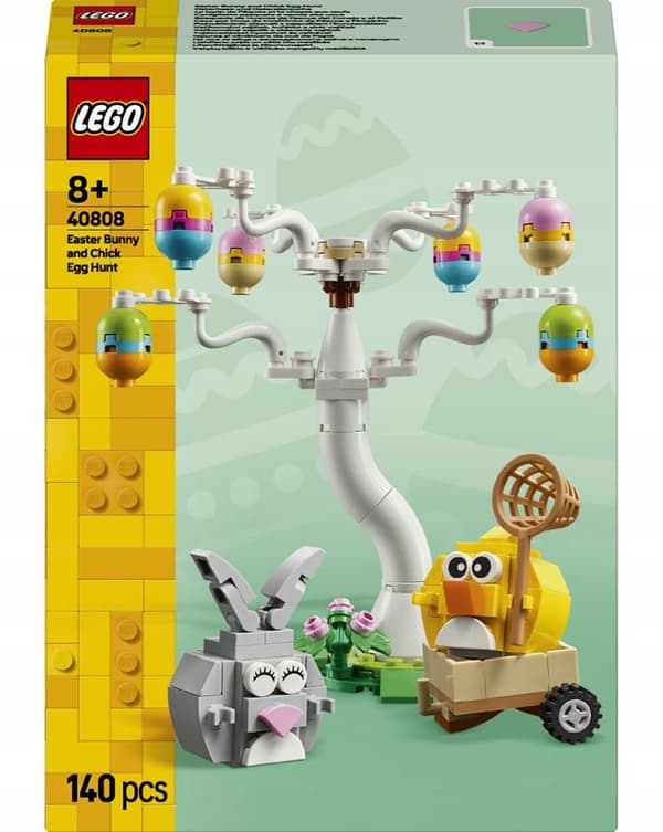 LEGO ICONIC Easter Egg Hunt with the Easter Bunny and a Chick 40808