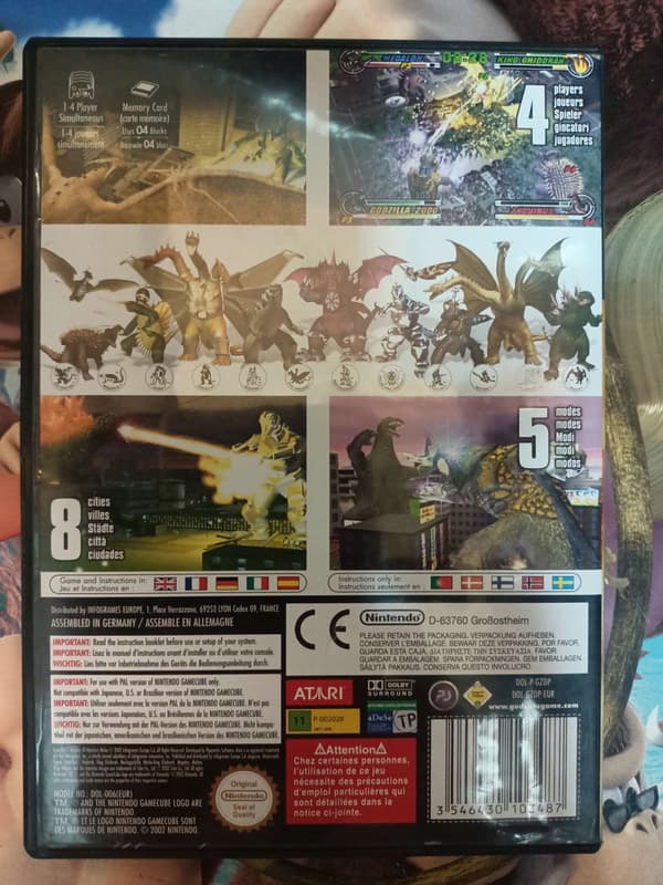 GAMECUBE GODZILLA: DESTROY ALL MONSTERS MELEE / FIGHTING GAME