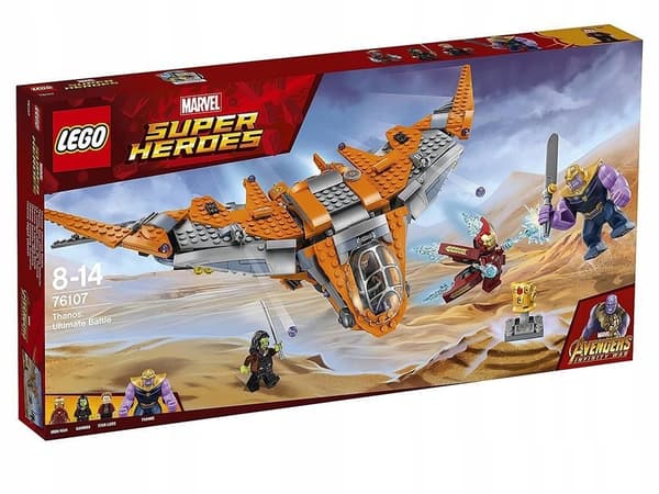 Lego figure @@@ THANOS + WEAPONS @@@ from set 76107