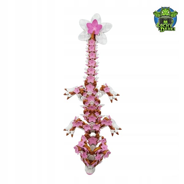 Sakura Dragon Articulated 3D Figure, Multicoloured, Dungeons & Dragons, 22cm