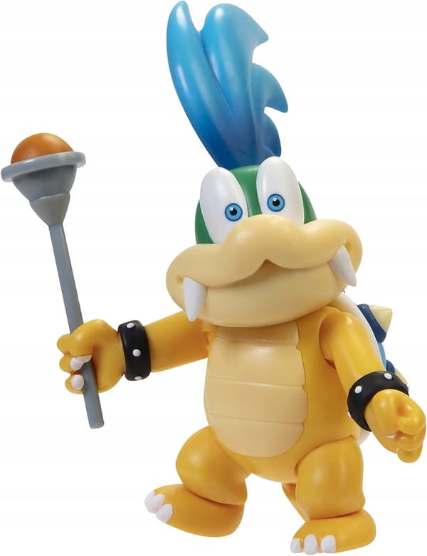 10cm Super Mario Larry Koopa Action Figure with Wand