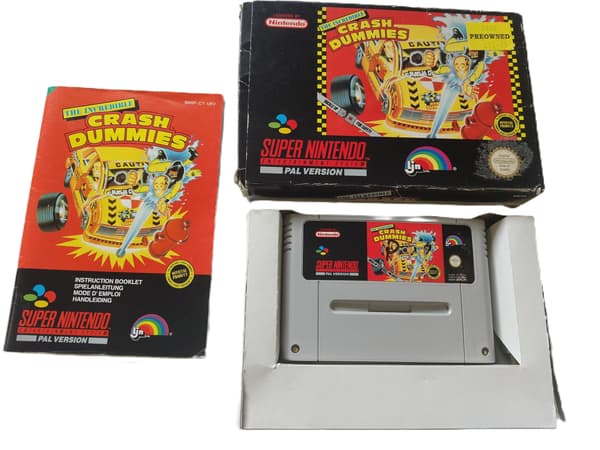 THE INCREDIBLE CRASH DUMMIES SNES PAL NINTENDO ENG