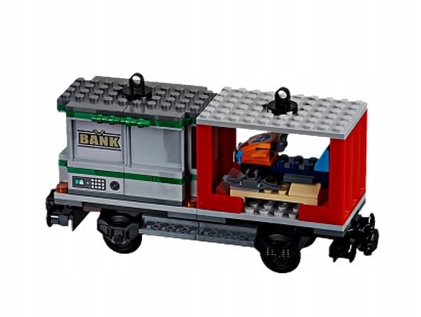 LEGO Train Set 60198 Container Wagon Bank