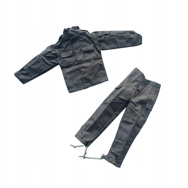 Clothes for 1/6-scale male dolls: a training uniform, a jacket and trousers