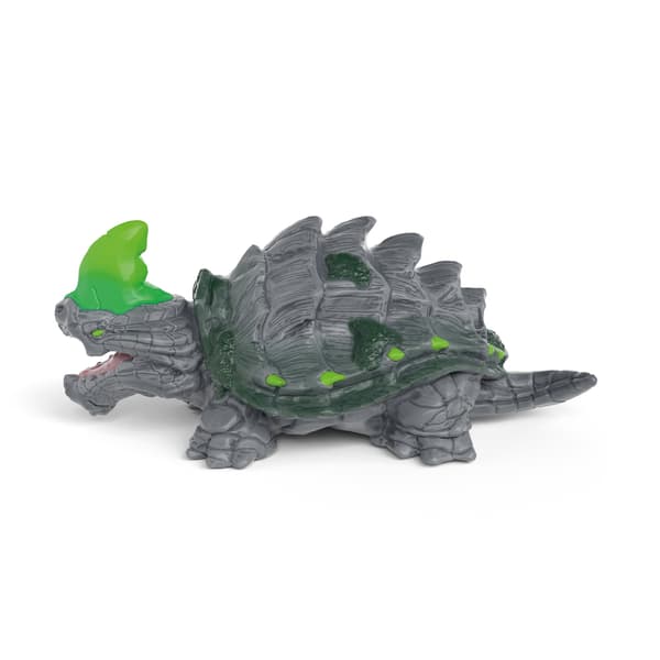 SCHLEICH Eldrador Creatures - Stone Snapper Toy - Snapping Turtle Beast Figure