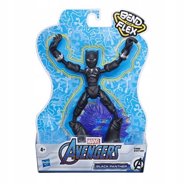 Hasbro Avengers Bend and Flex Black Panther Figure
