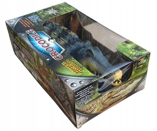 GIANT 48CM BATTERY-OPERATED CROCODILE TOY