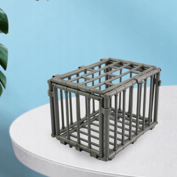 1:6 scale cage model Toy clip for miniatures Creative DIY 1 piece Square mesh