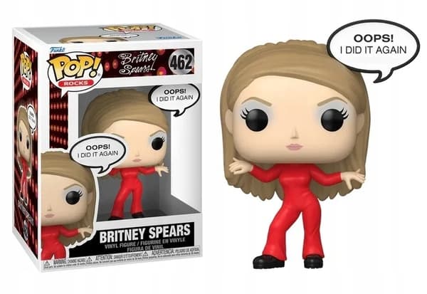 Britney Spears POP! Rocks Vinyl Figure – Oops, I Did It Again – 9 cm