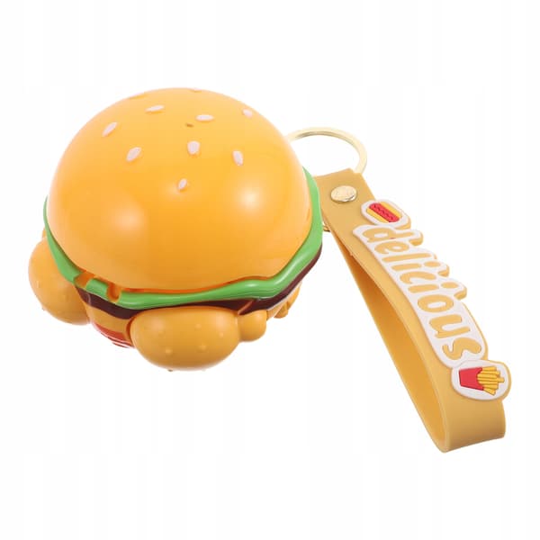 COLOURFUL KEYRING THAT TRANSFORMS A HAMBURGER INTO A CRAB – PERFECT AS A GIFT