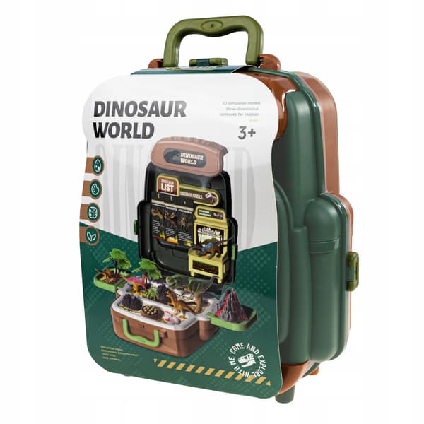 DINOSAUR FIGURES – LITTLE EXPLORER RESEARCH STATION – DINOSAUR BACKPACK