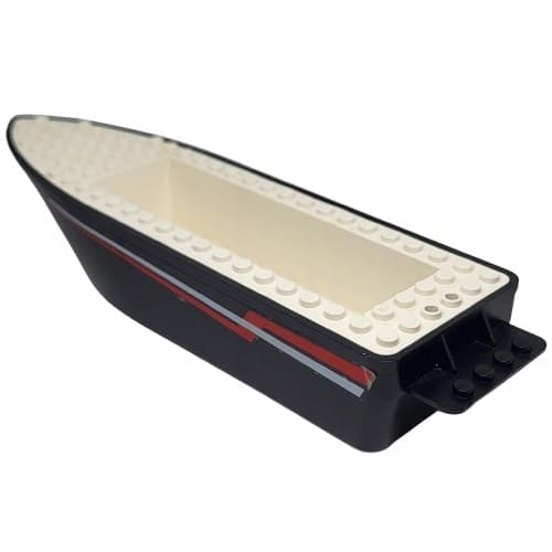 LEGO Boat / Boat Hull 24 x 6 x 3 bfloat1c01pb01 Black / Black Second-hand