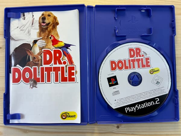 DR DOLITTLE DR. – PS2 game set, in excellent condition
