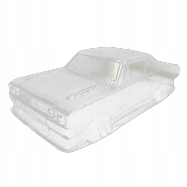 Car body shell: Sturdy, lightweight, durable, unpainted 1/28 scale RC car body shell