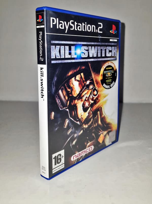 KILL SWITCH game + PS2 demo discs + DB, BDB