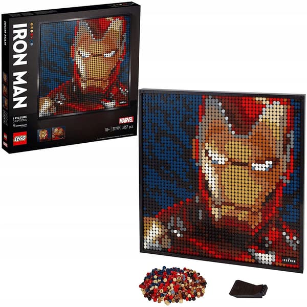 LEGO ART 31199 IRON MAN BY MARVEL