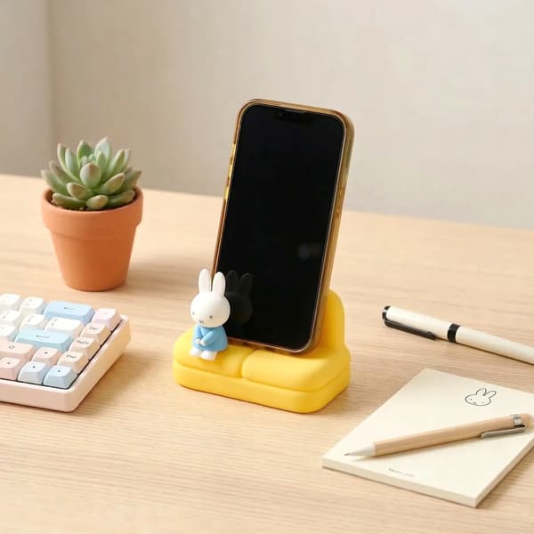 Original Miffy Sofa Phone Stand Blind Box collectable figurine