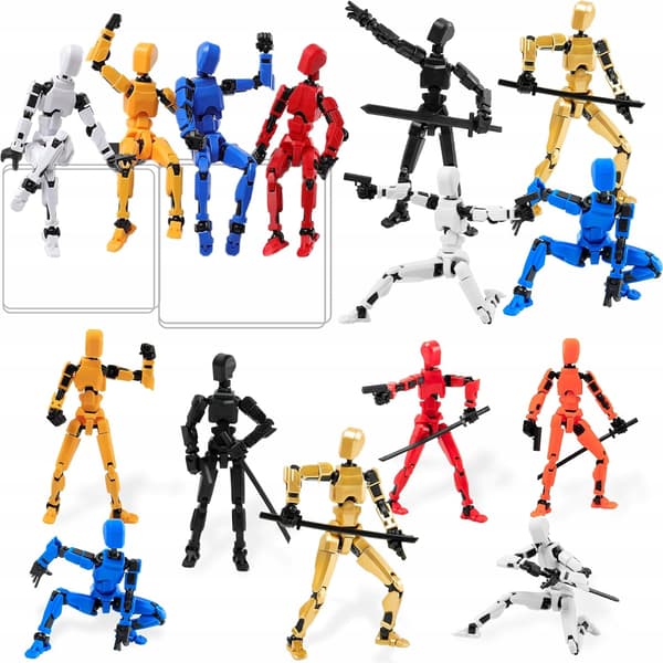 T13 TITAN 13 ACTION FIGURES SET – 3D-PRINTED DESK DECORATIONS – 4 PIECES