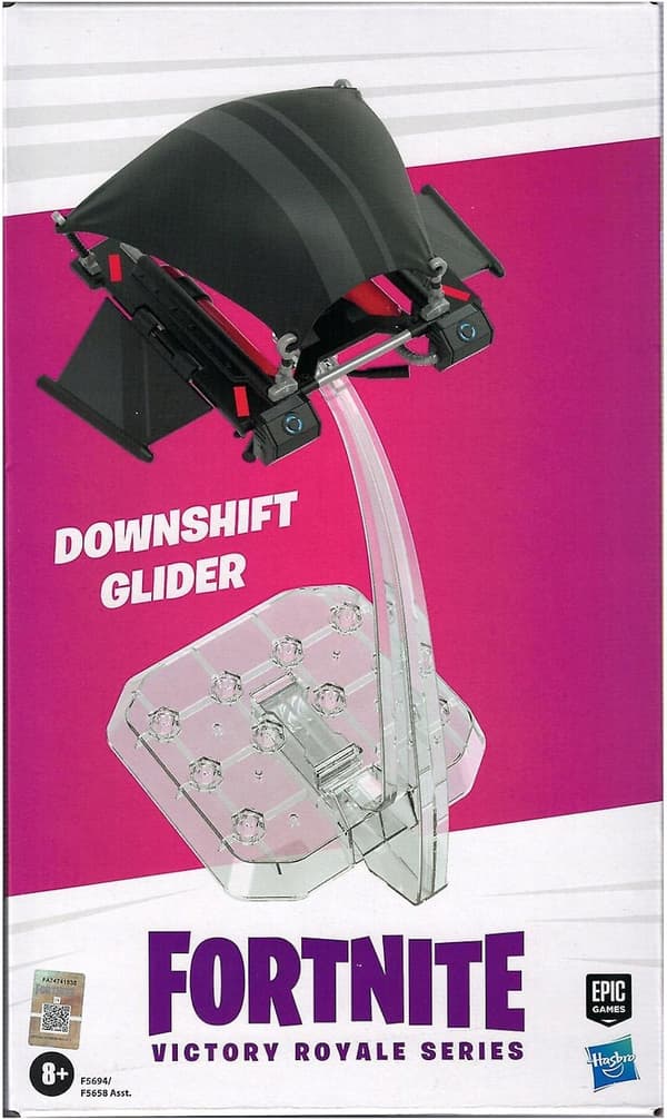 FORTNITE DOWNSHIFT GLIDER DISPLAY STAND BY HASBRO