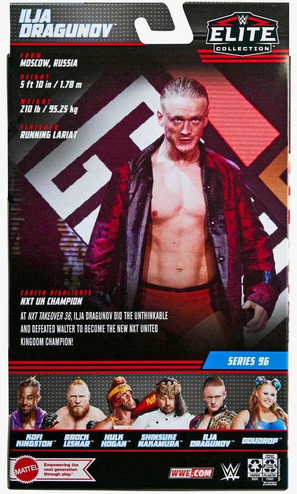 MATTEL WWE Elite Ilja Dragonov Figure