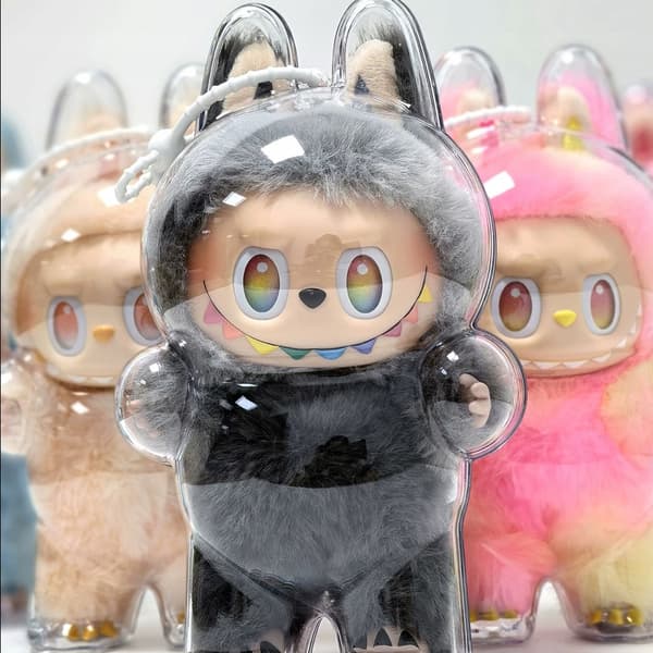 LABUB Transparent Dust-Proof Case – Transparent Rabu Case