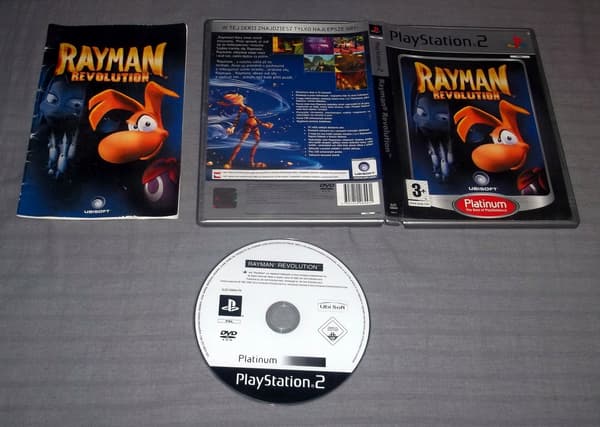 RAYMAN 2 REVOLUTION PS2 POLISH EDITION PL CULT CLASSIC (PS2) boxed