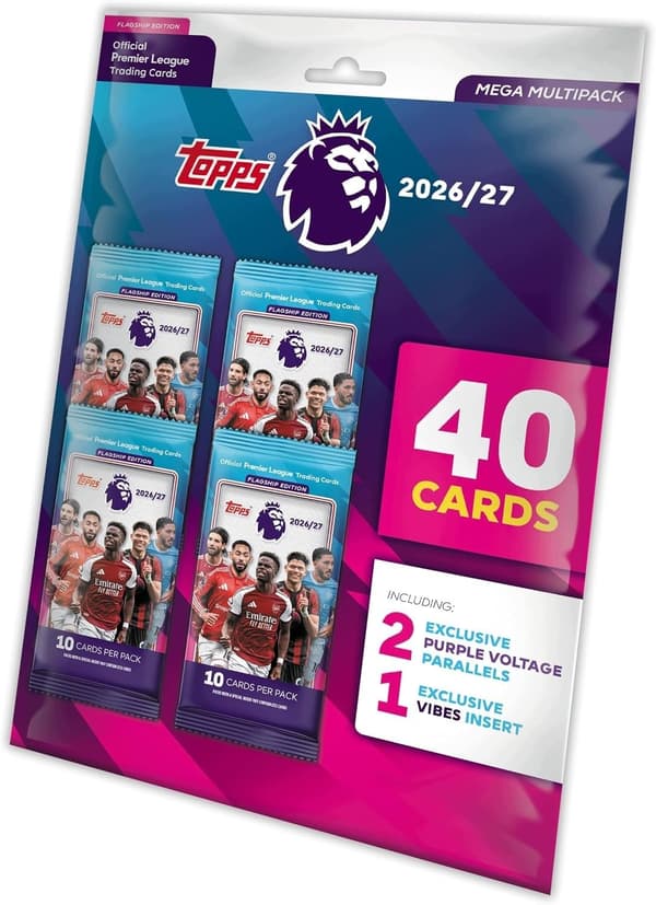 PREMIER LEAGUE 2026/27 FLAGSHIP COLLECTOR’S CARDS – MEGA MULTI-PACK
