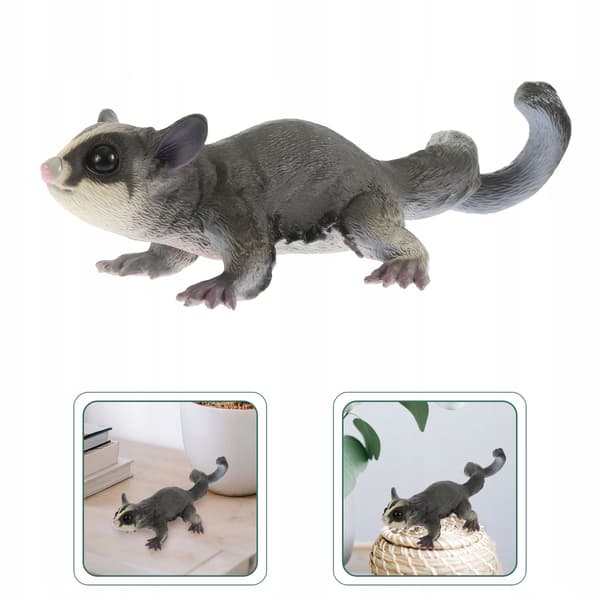PLASTIC PETAURUS BREVICEPS ORNAMENT WITH A STRIKING DESIGN