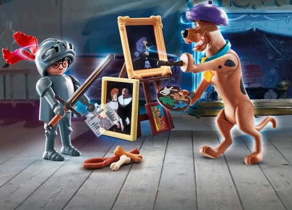 SCOOBY DOO BLACK KNIGHT FIGURES WITH ACCESSORIES – SET FOR CHILDREN AGED 5+