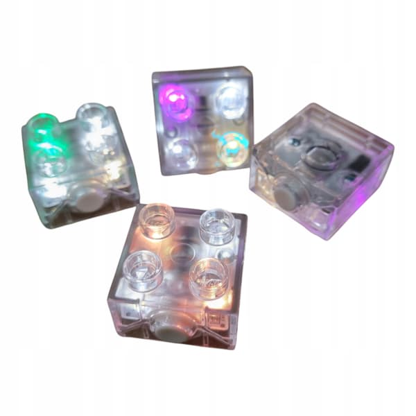 LS NEW LEGO DUPLO LIGHT-UP BRICK 2x2 + GIFT BOX