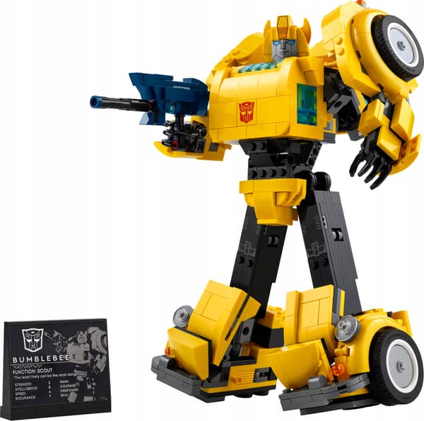 LEGO ICONS 10338 TRANSFORMERS BUMBLEBEE building set – 18+