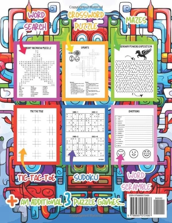Harrett, Sienna: Activity Puzzle Book for Children Aged 8–12: Smart Ki