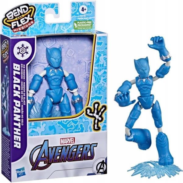 Hasbro Avengers Bend and Flex Black Panther Figure