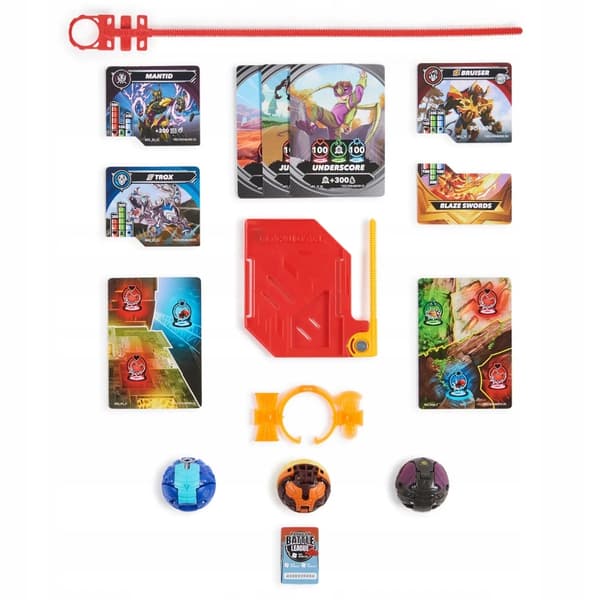 BAKUGAN STARTER PACK SPECIAL ATTACK BRUISER + MANTID + TITANIUM TROX