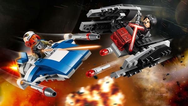 Lego 75196 @@@ A-WING PILOT sw884 @@@ minifigure from the set