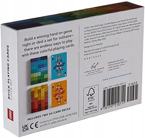 LEGO PLAYING CARDS, 2 DECKS, 60711