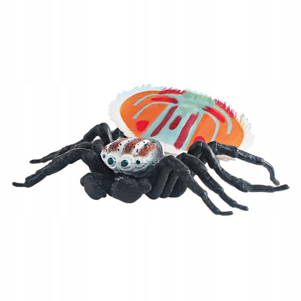Simulation, Jumping Action, Animal Crafts, PVC Desktop Play Set, Orange