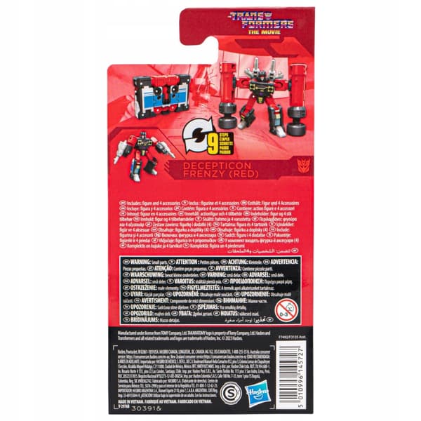 TRANSFORMERS STUDIO SERIES 2-IN-1 AUTO ROBOT DECEPTICON FRENZY RED FIGURE