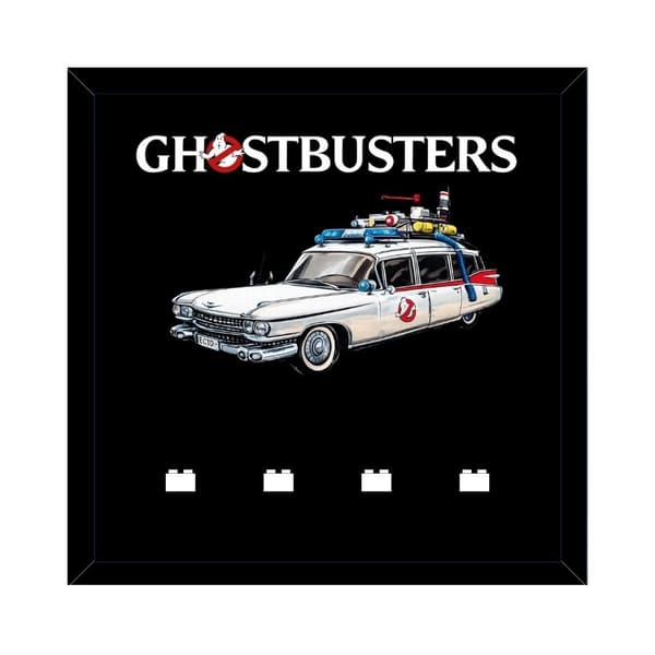 Personalised LEGO Minifigure Display Frame 21108 Ghostbusters Ecto-1